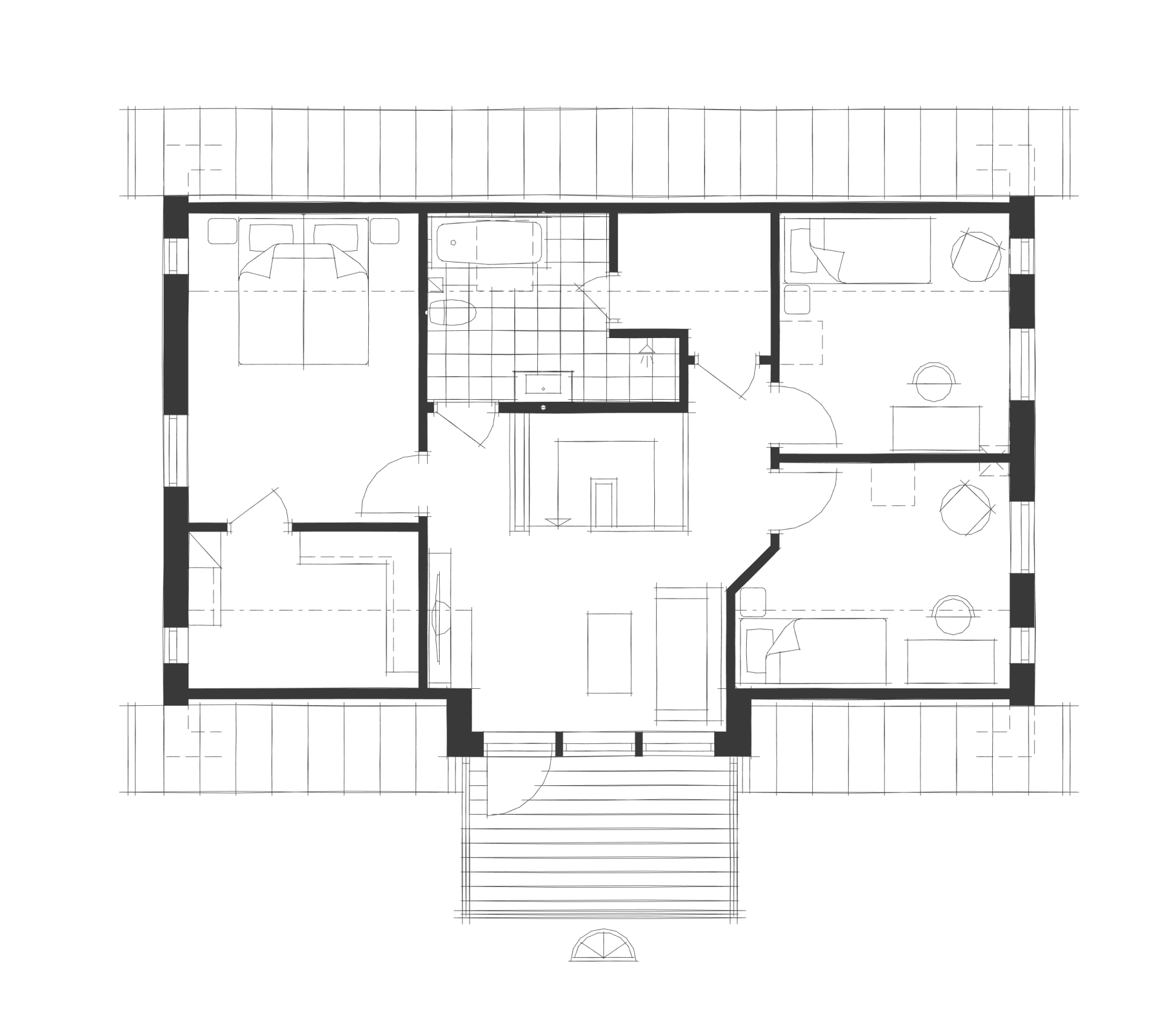 Villa Hallstenstorp planritning 2