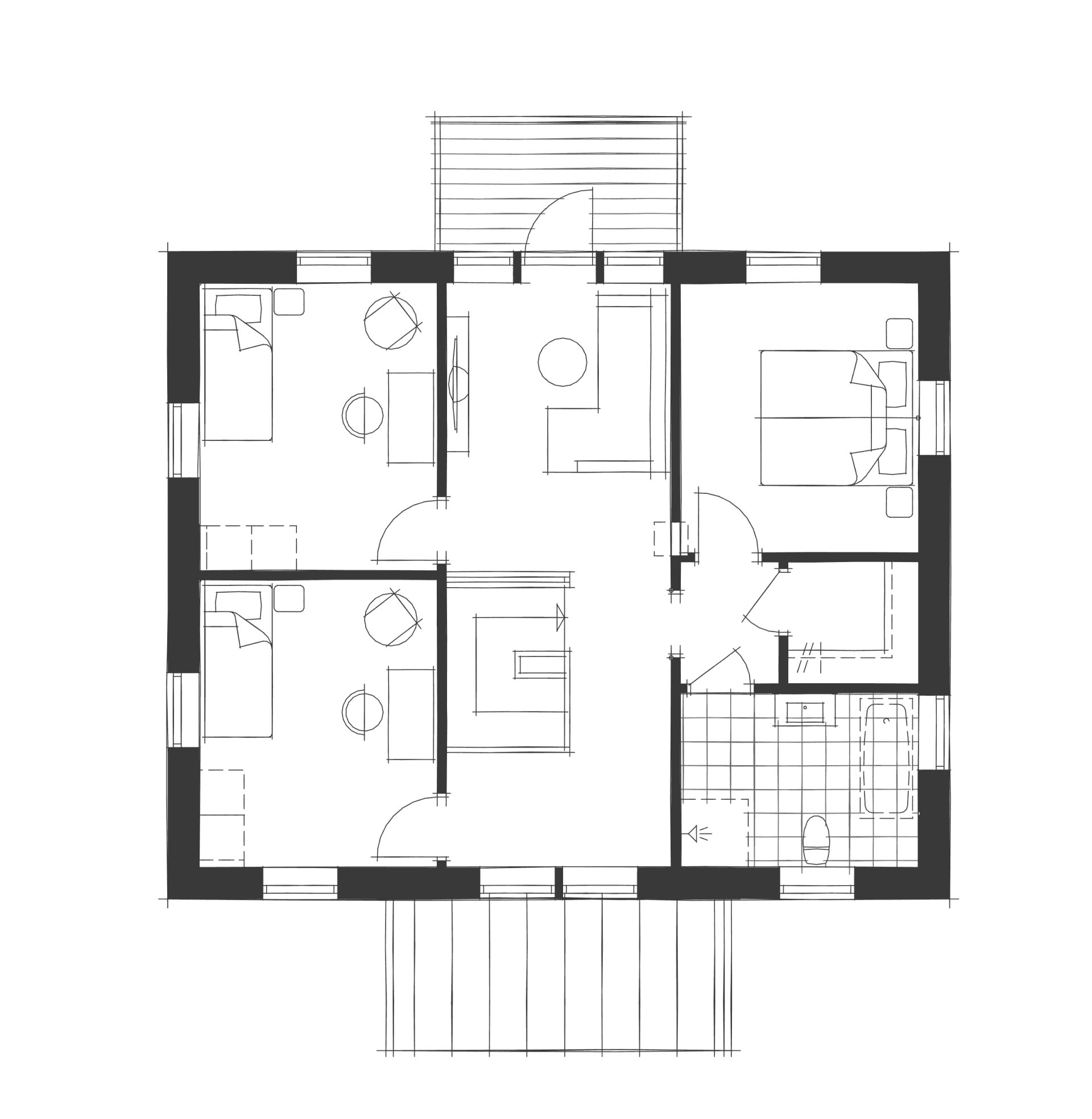 Villa Bäckaskog planritning 1