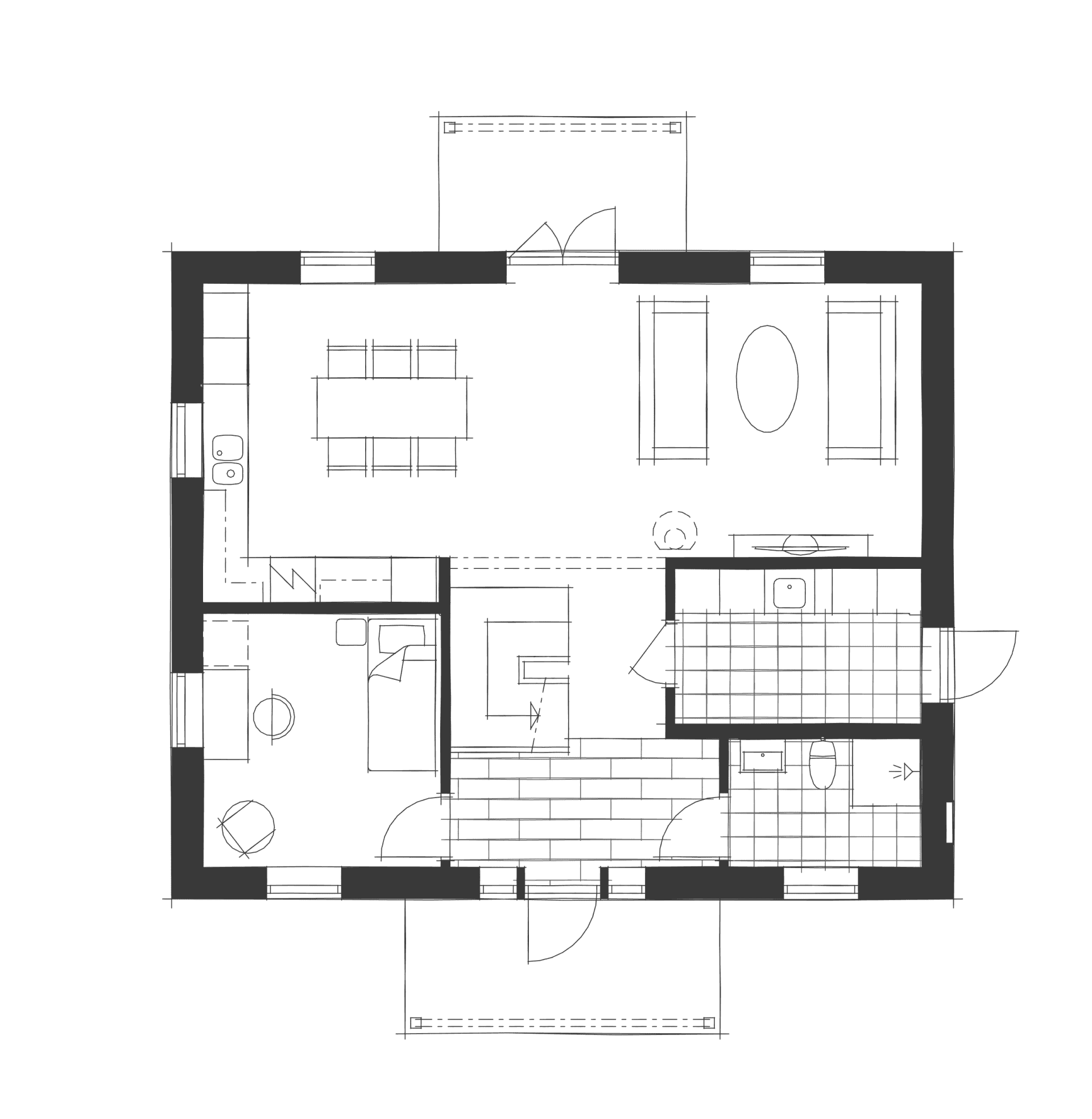 Villa Bäckaskog planritning 2