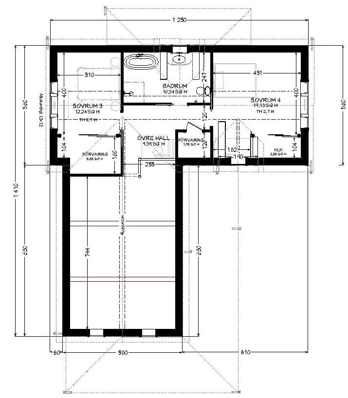 villa vera 166 kvm planritning 1