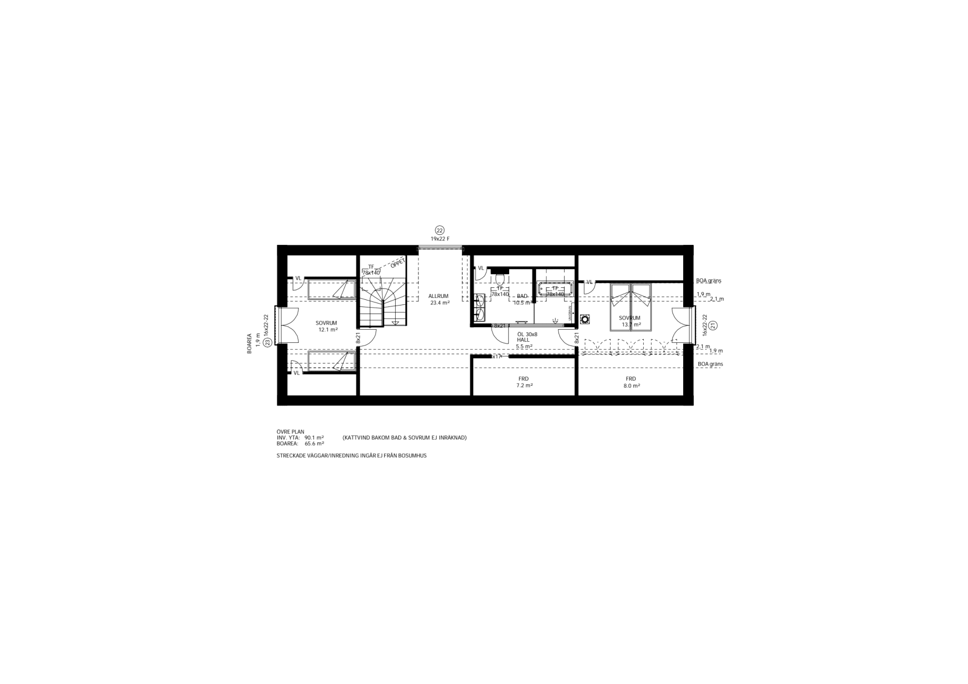 1,5-planshus, Rörum planritning 2