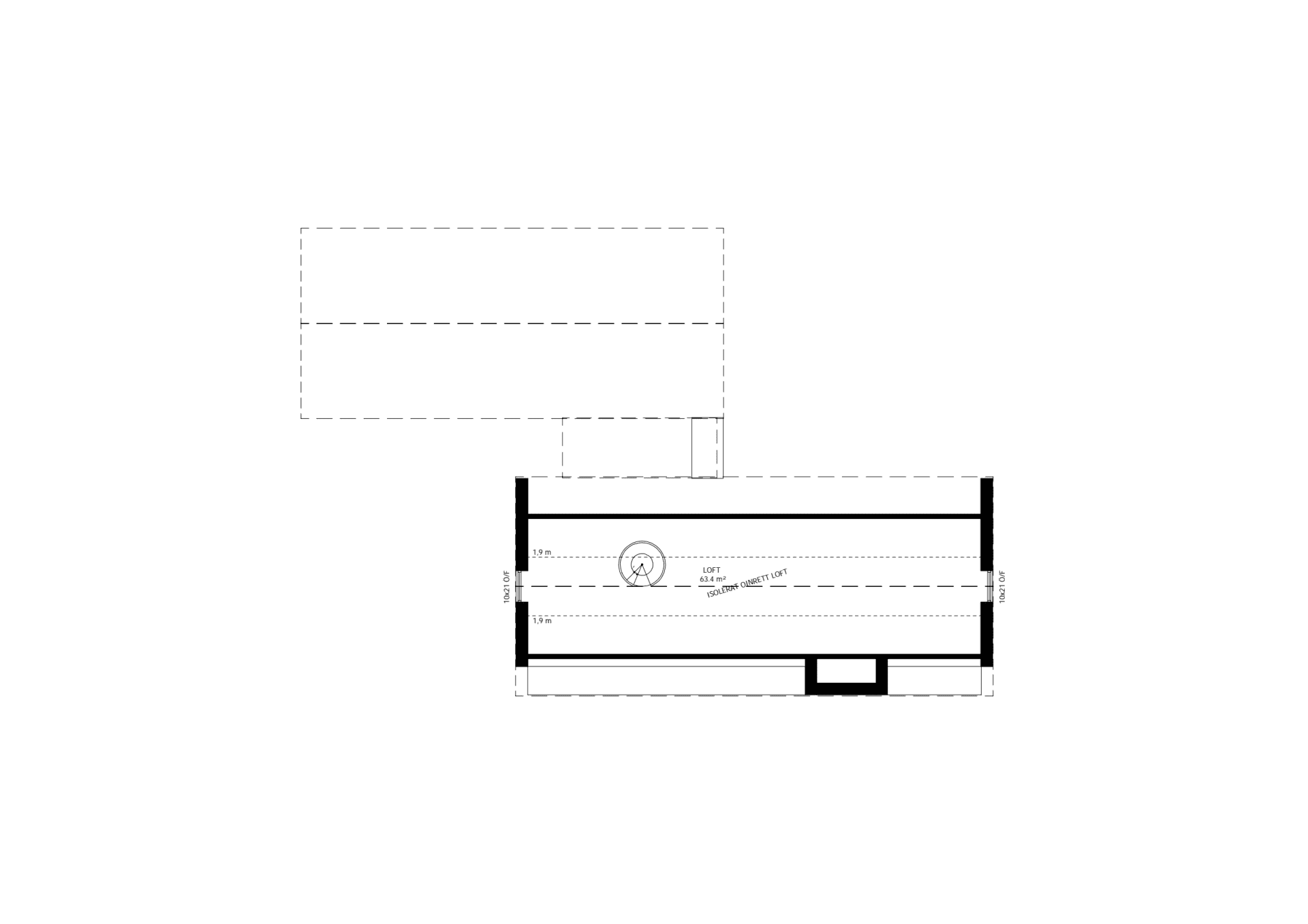 1,5-planshus, Kävlinge planritning 1