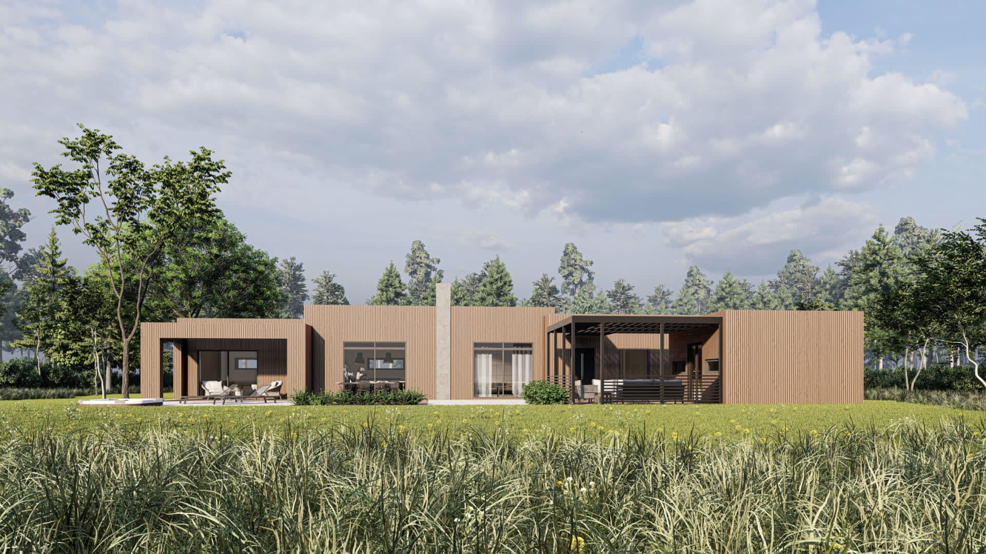 1-planshus, Beddingestrand