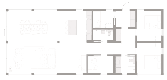 Modern Sommar 150 planritning
