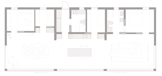 Modern Sommar 150 planritning