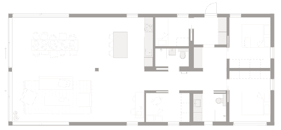 Klassisk Sommar 150 planritning