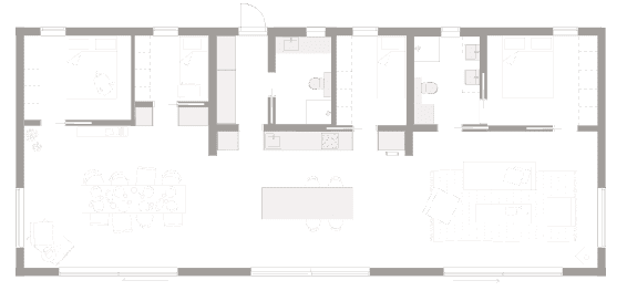 Klassisk Sommar 150 planritning