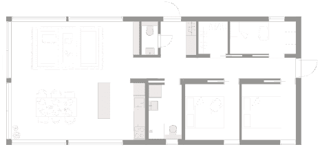 Tidlös Sommar 100 planritning