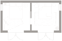 Tidlöst sovhus 30 planritning