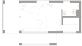 Klassiskt bastuhus 30 planritning