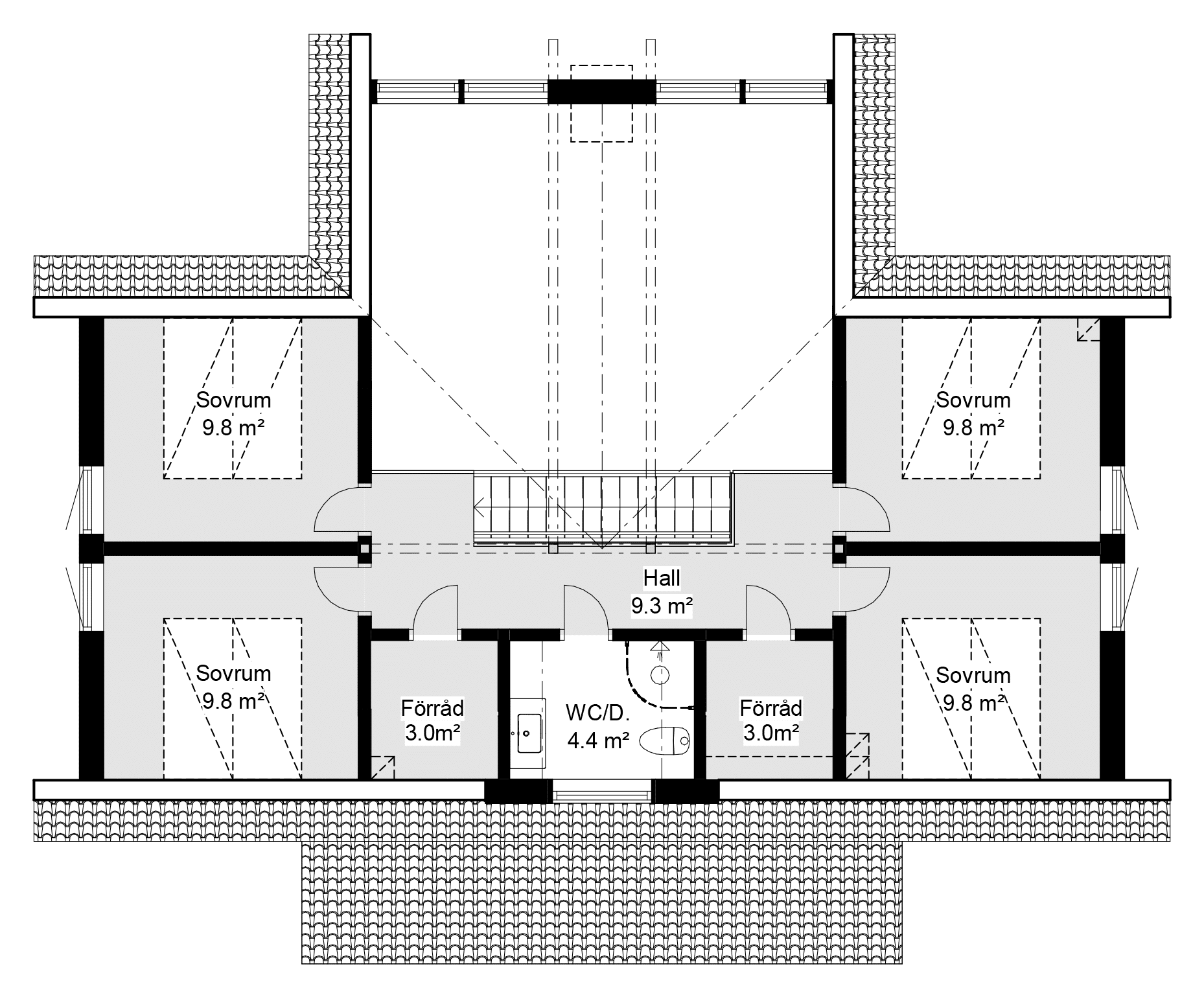 Hovde Modern planritning 1