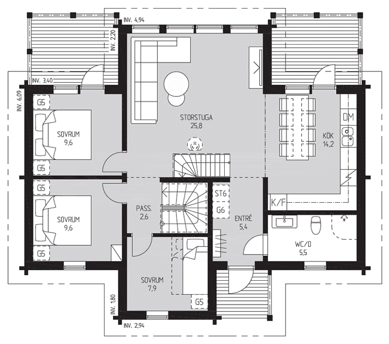 Lind+ souterräng planritning 2