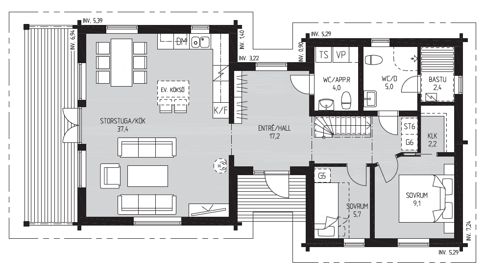 Fjällvråken planritning 2