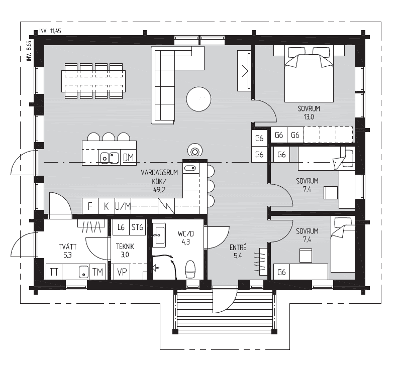 Dellen planritning 1