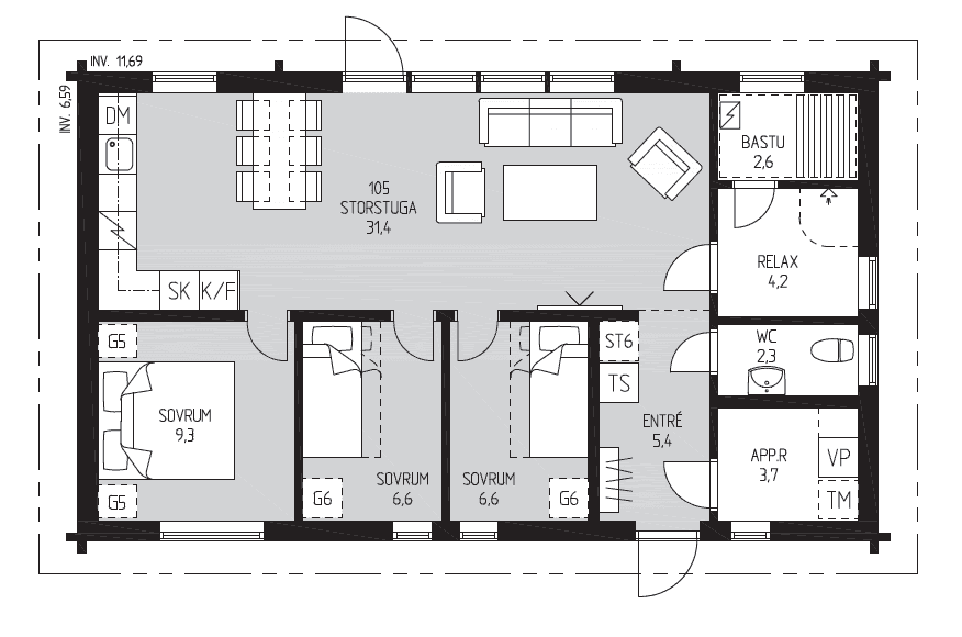 Handplockat no.2 planritning 1