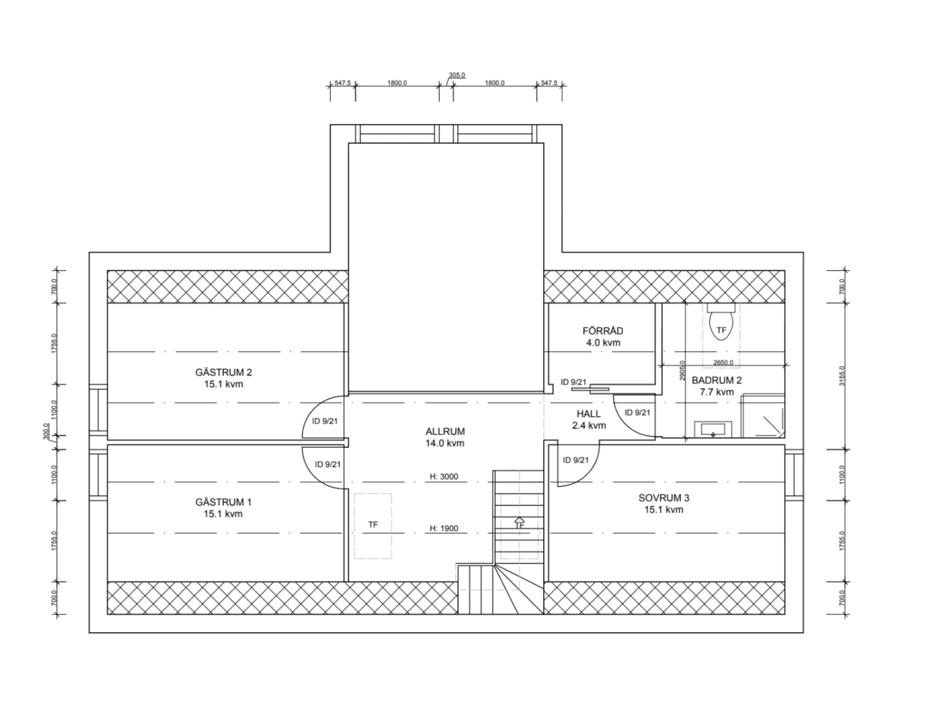 Villa Vik planritning 2
