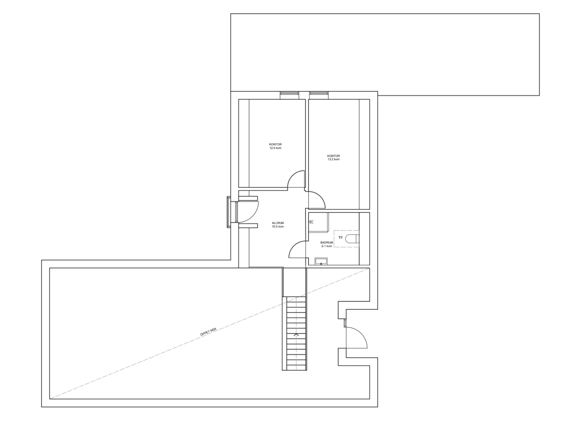 Villa Simrishamn planritning 2