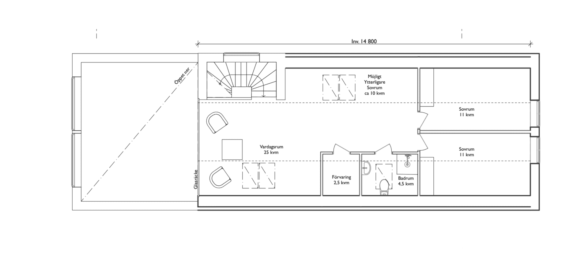 Villa Habo Ljung planritning 2