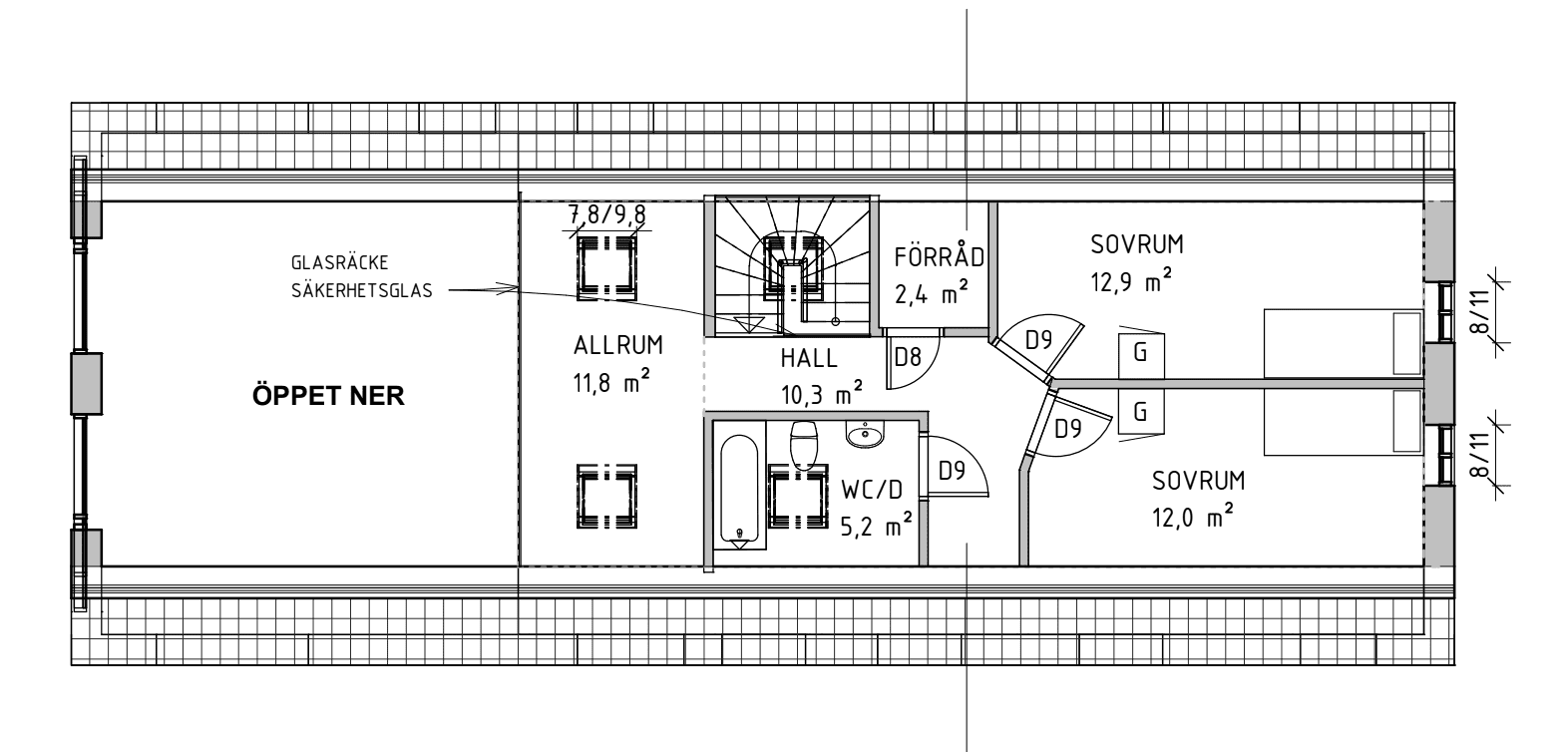 Villa Vellinge planritning 2