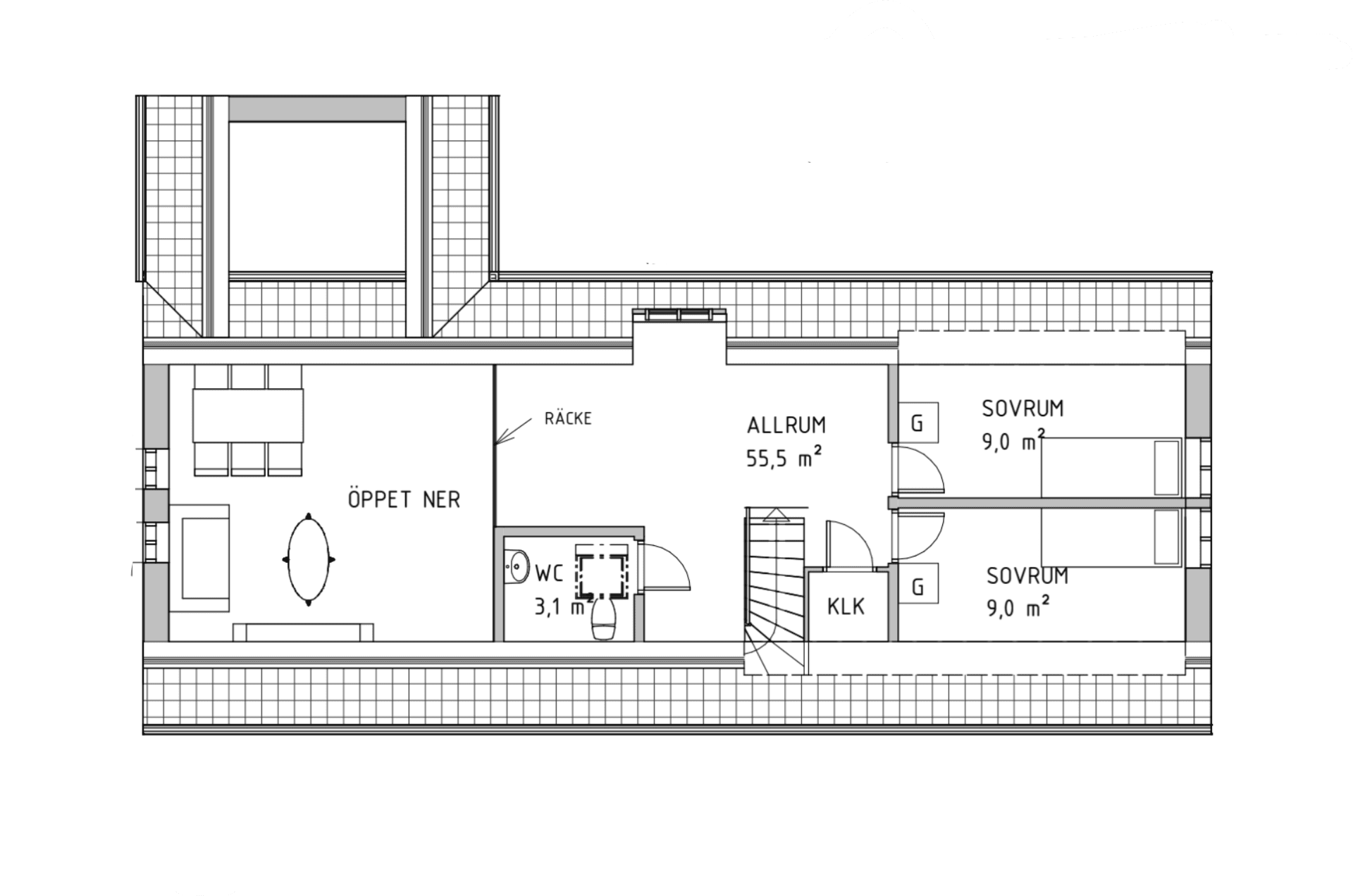 Villa Österlen planritning 2