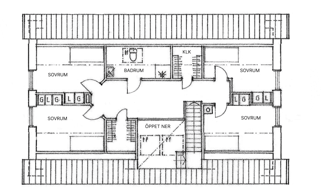 Villa Bunkeflo planritning 2