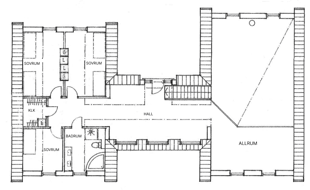 Villa Sandhamn planritning 2
