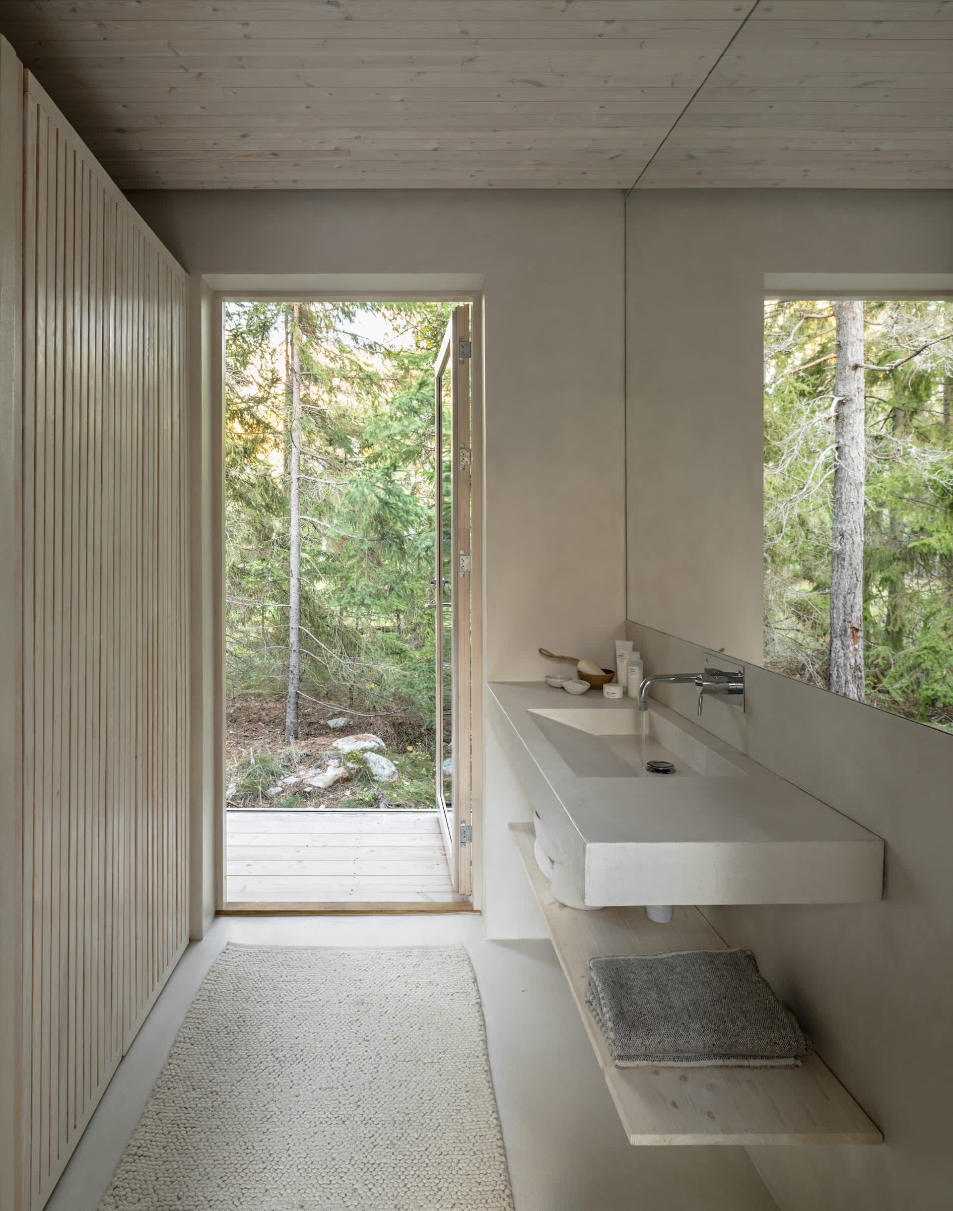 bathroom gimme shelter