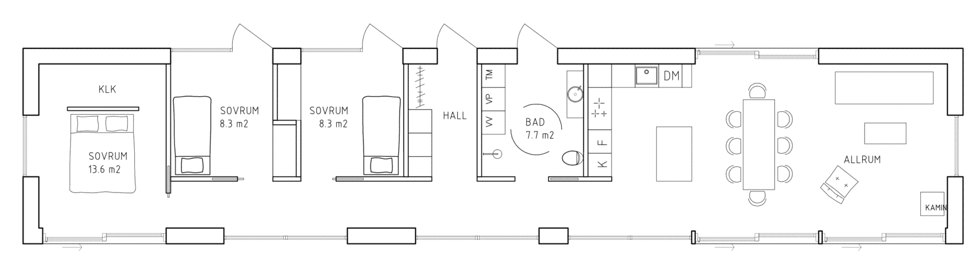 Arkitektritad villa H120