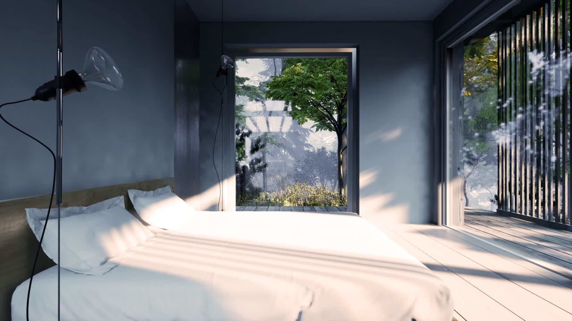 Nyckelfärdigt hus – Sovrum