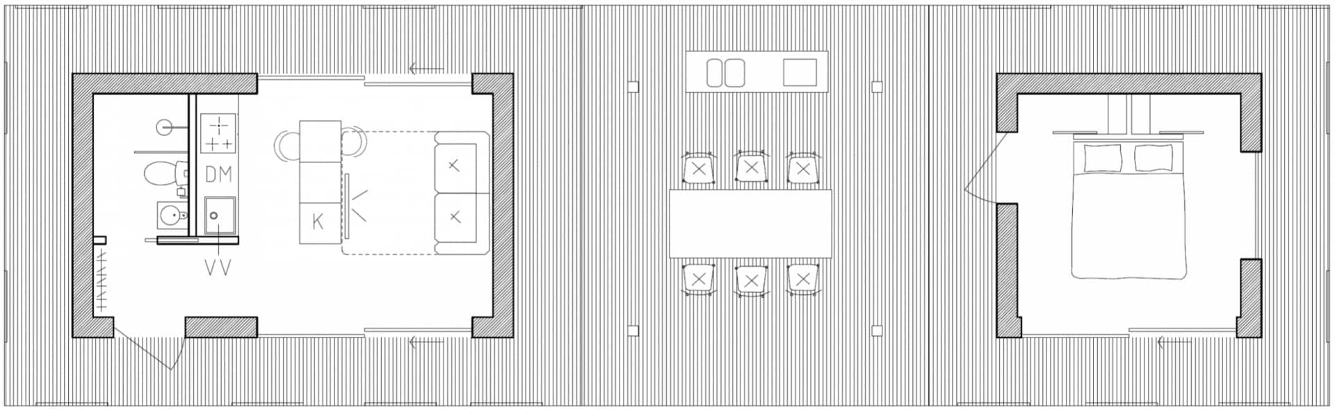 Attefallshus Friggebod