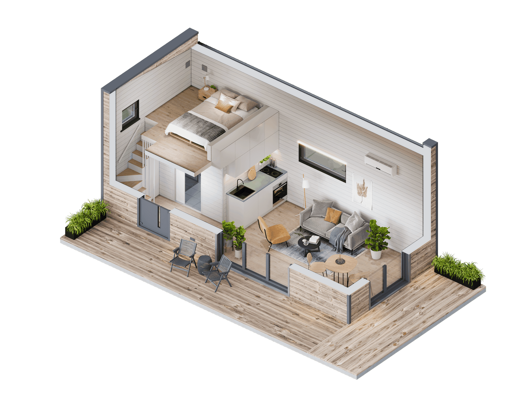 Eleanora Attefallshus Planlösning 2