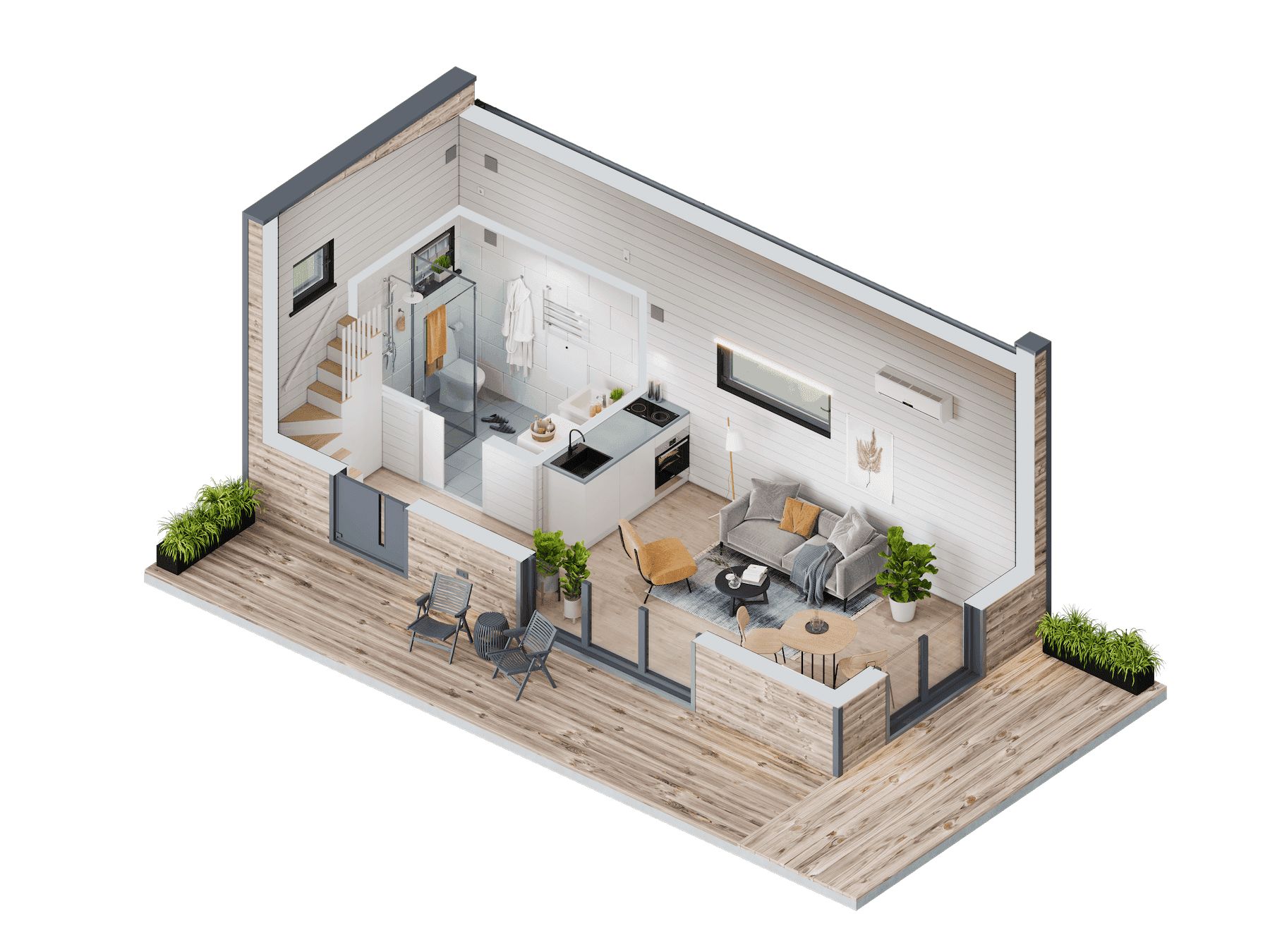 Eleanora Attefallshus Planlösning