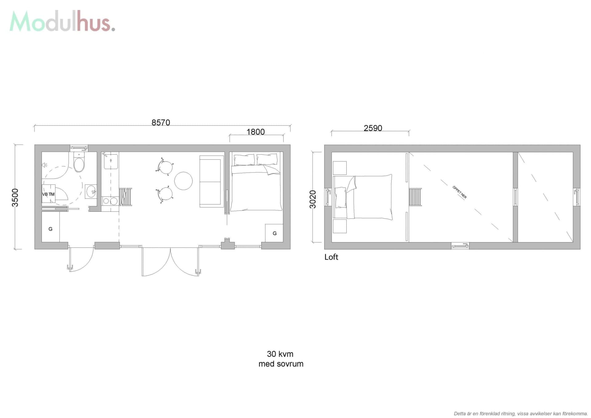 Melissa 30 med sovrum