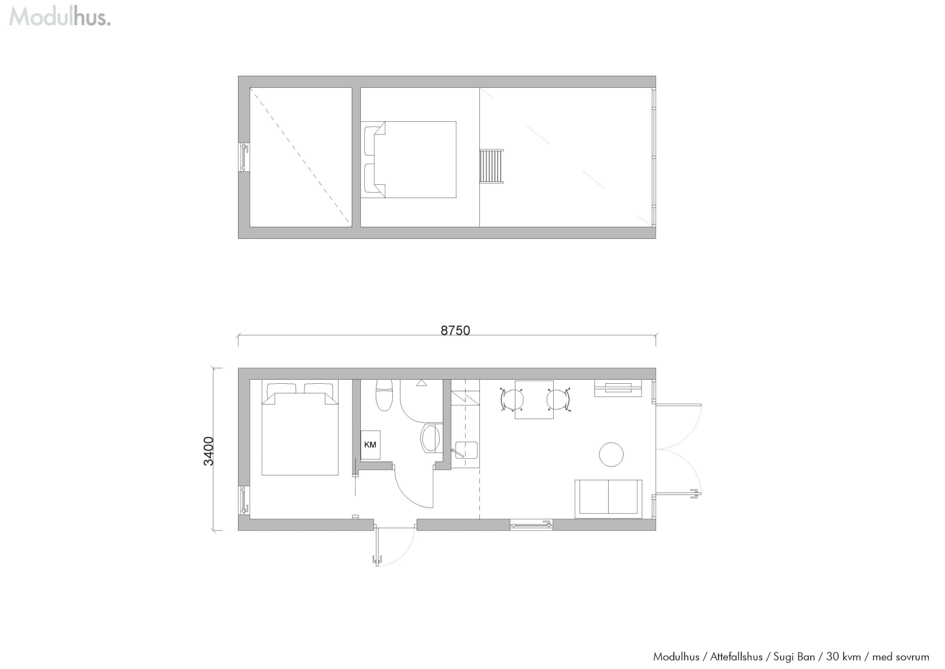 Sugiban 30 med sovrum