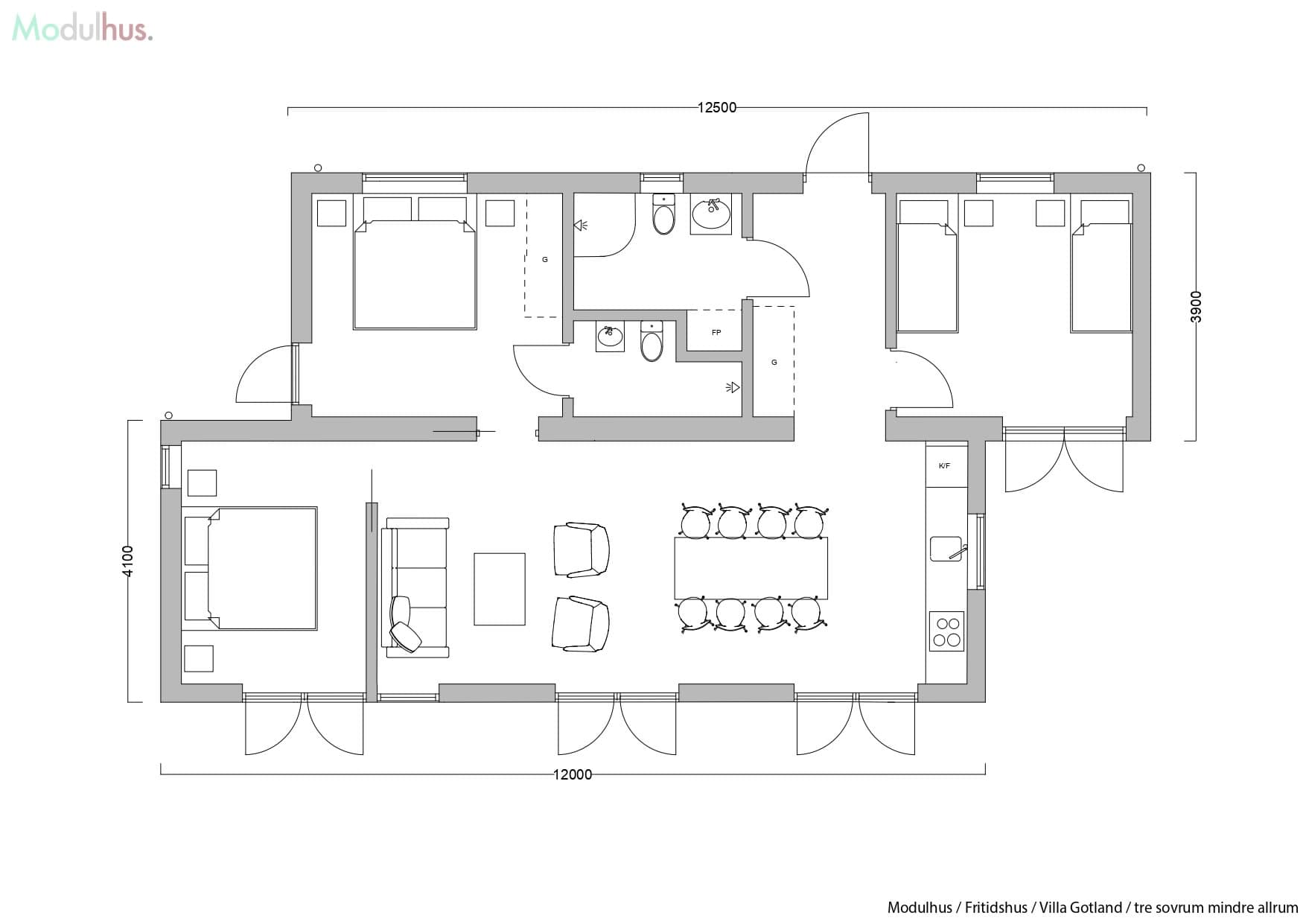 Villa Gotland Plan 3