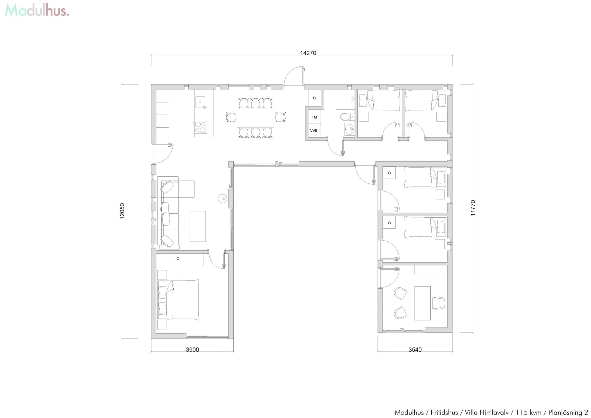 Villa Himlavalv Plan 2