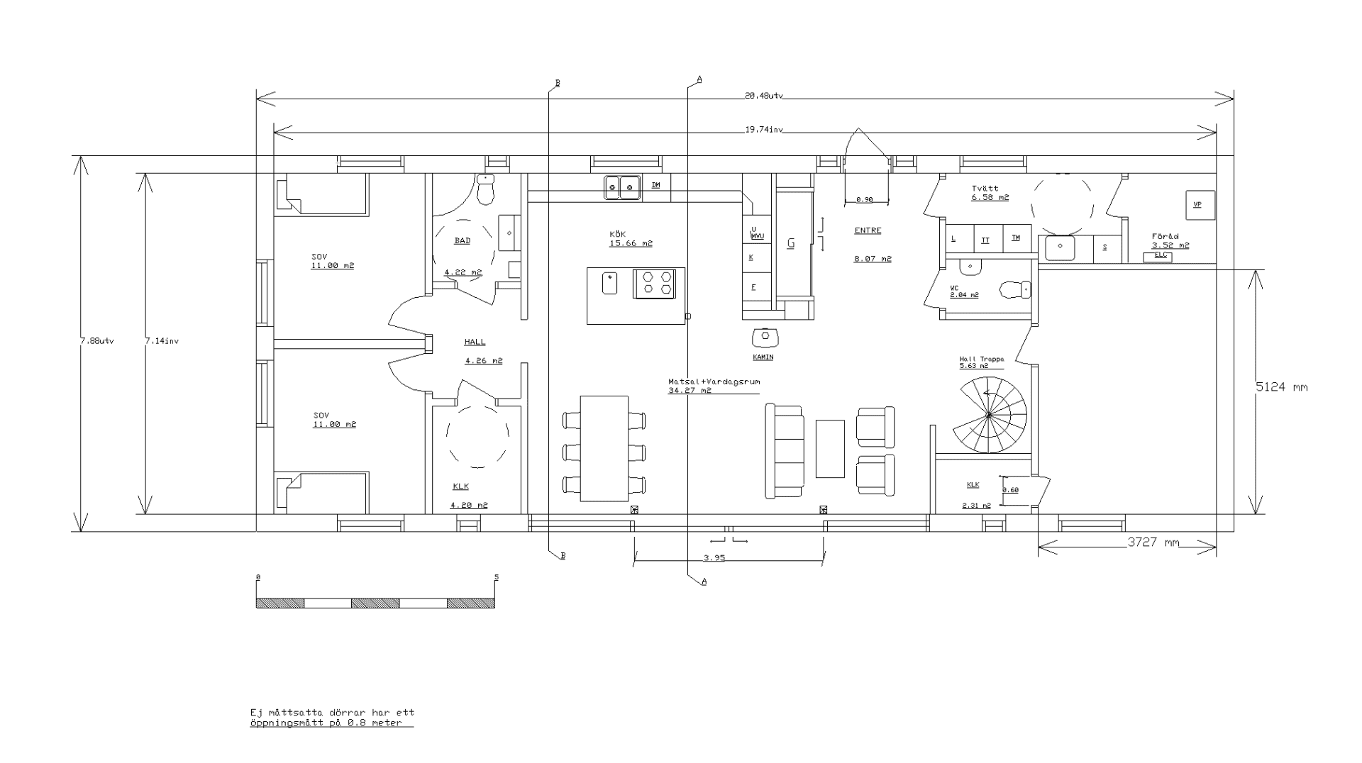 Villa Kub planritning 2