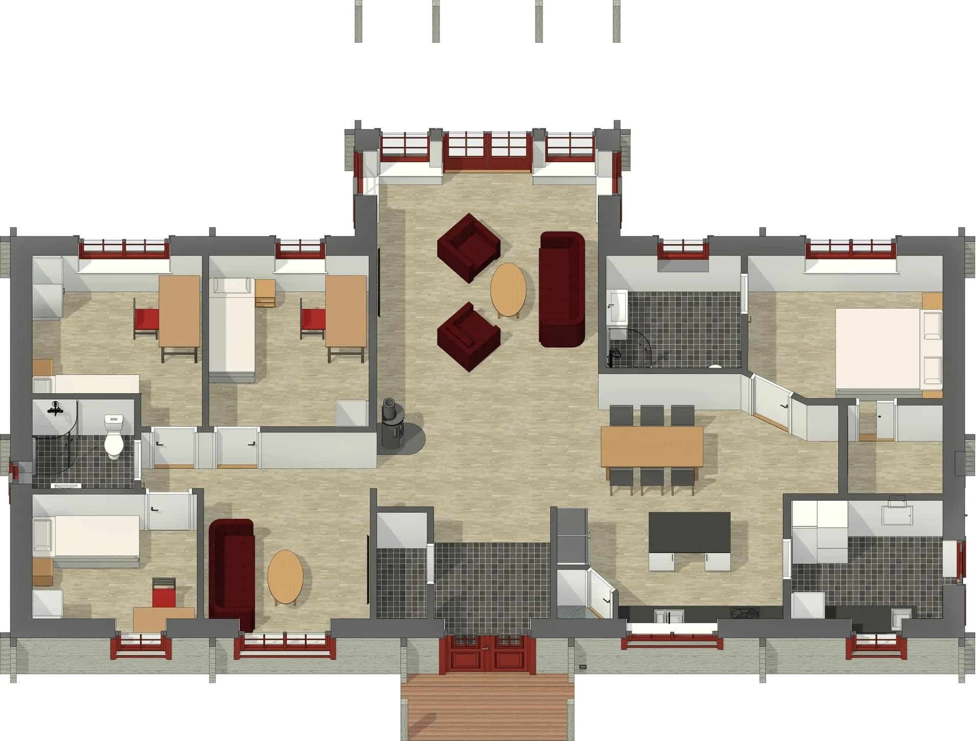 Timmerhus A156 planritning 2