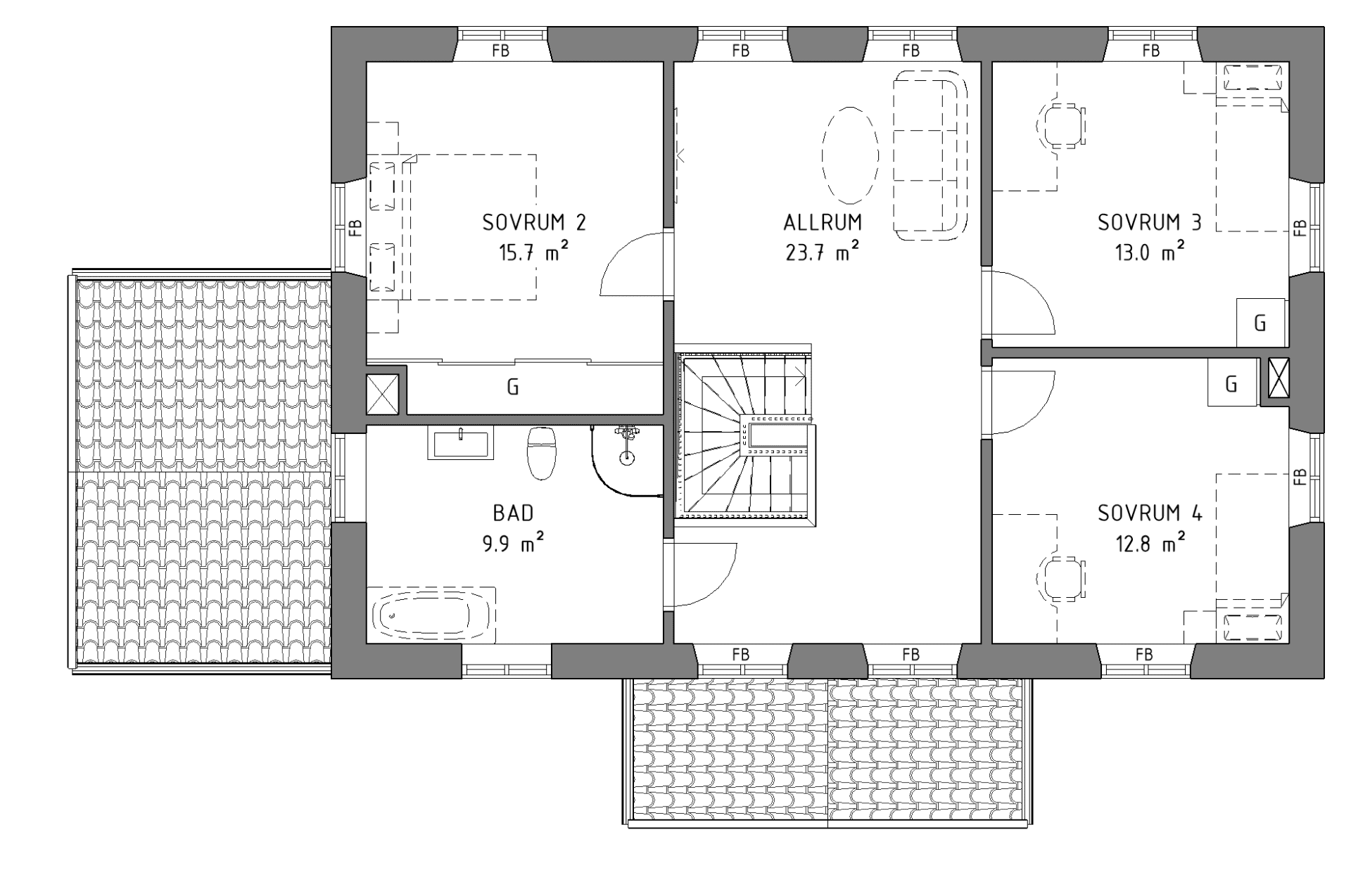 Lanthus D173 planritning 2