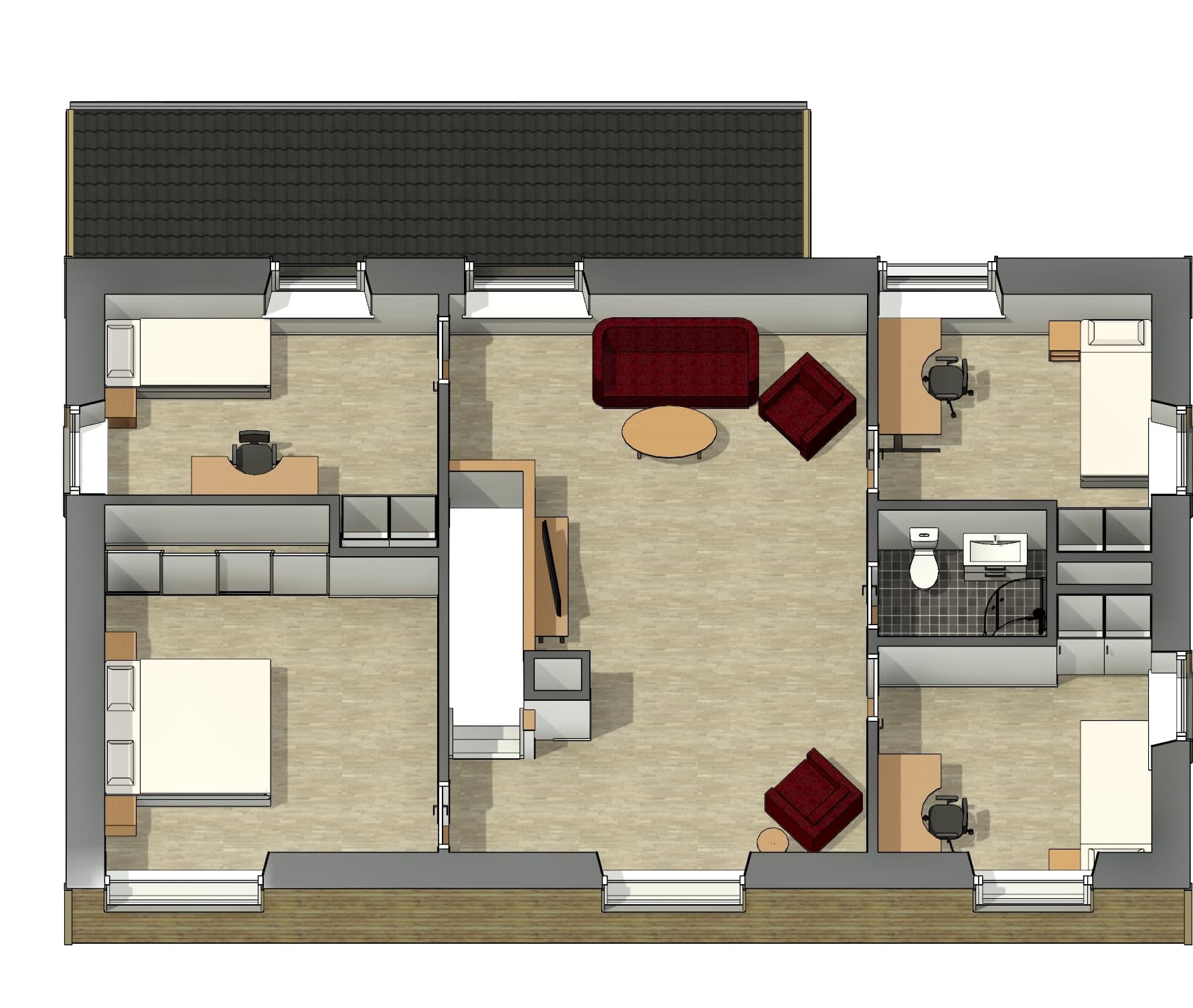 Passivhus Evert planritning 3