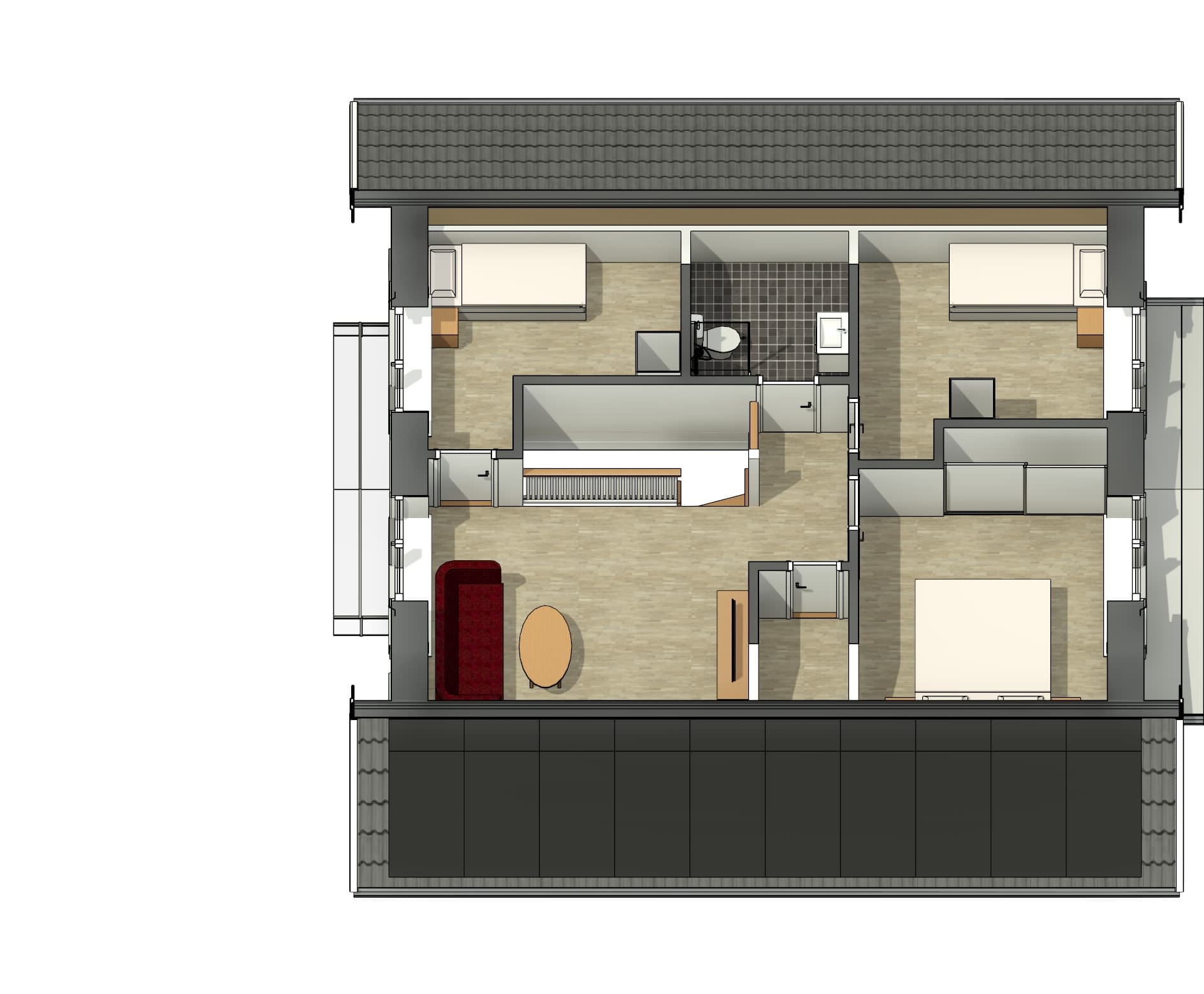 Passivhus Greta planritning 3