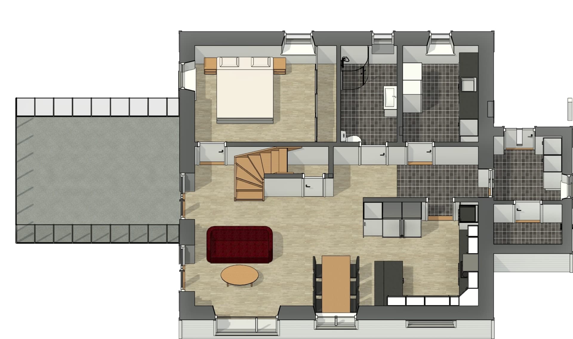Passivhus Greta planritning 4