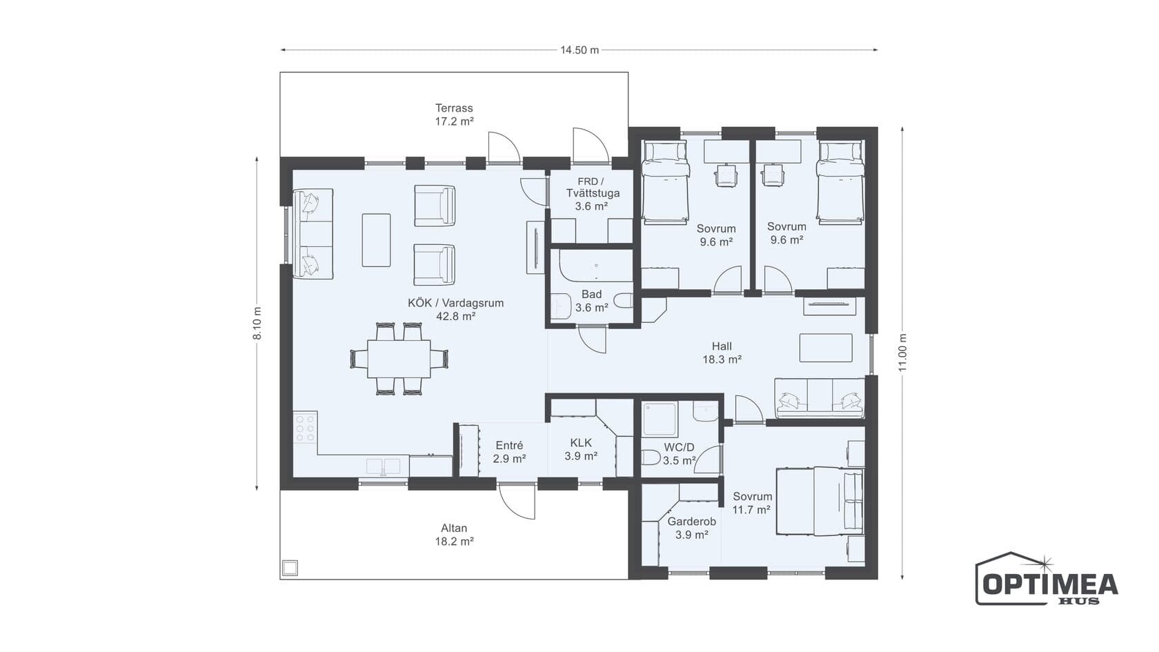 Austin planritning 1