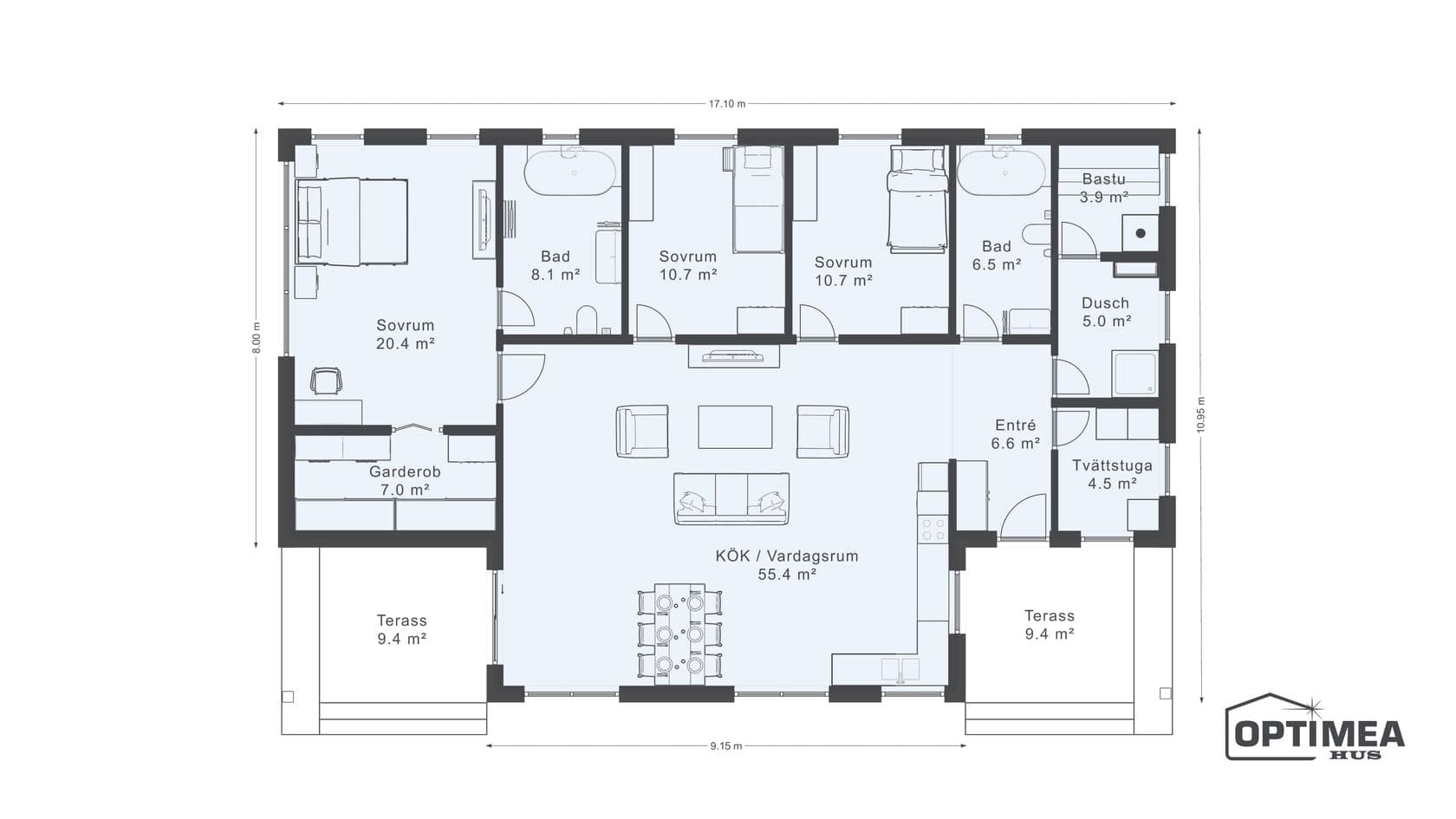 Malvine planritning 1