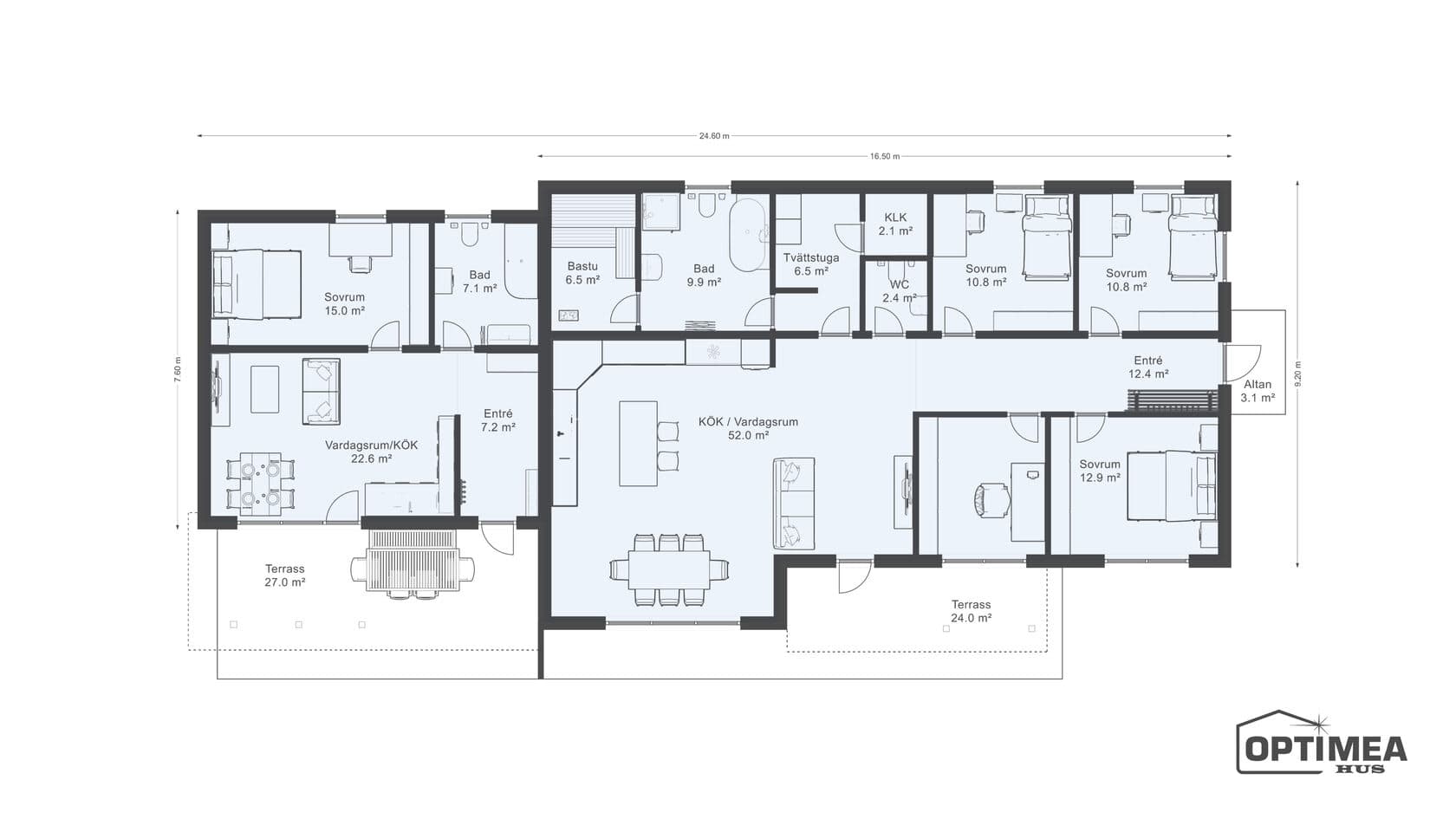 Osteria planritning 1