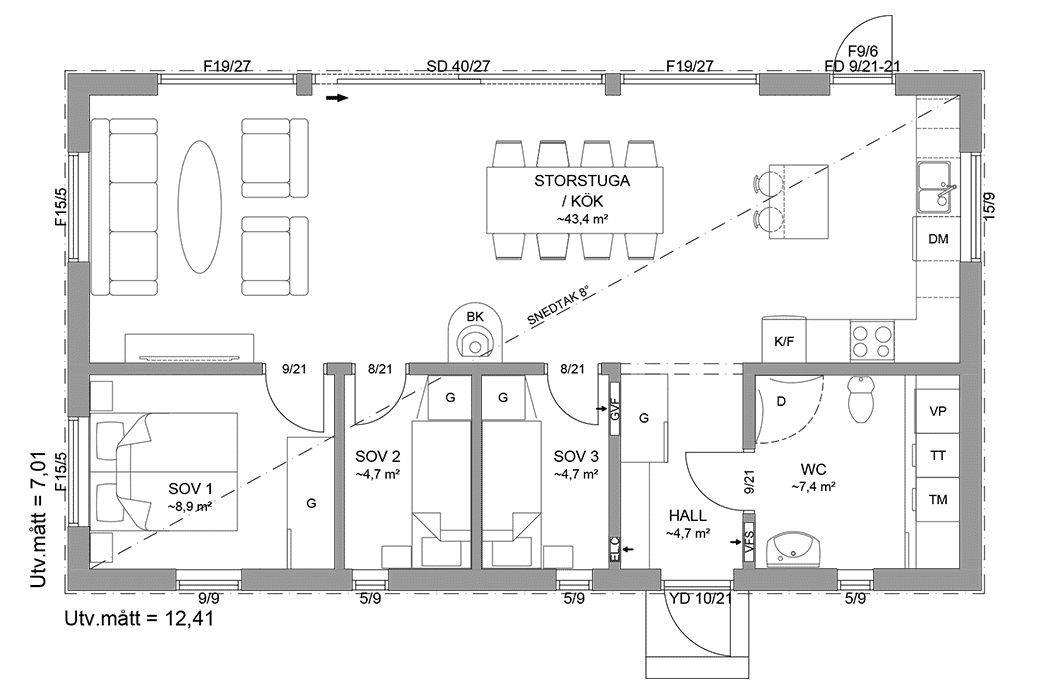Stil 87 planritning 1
