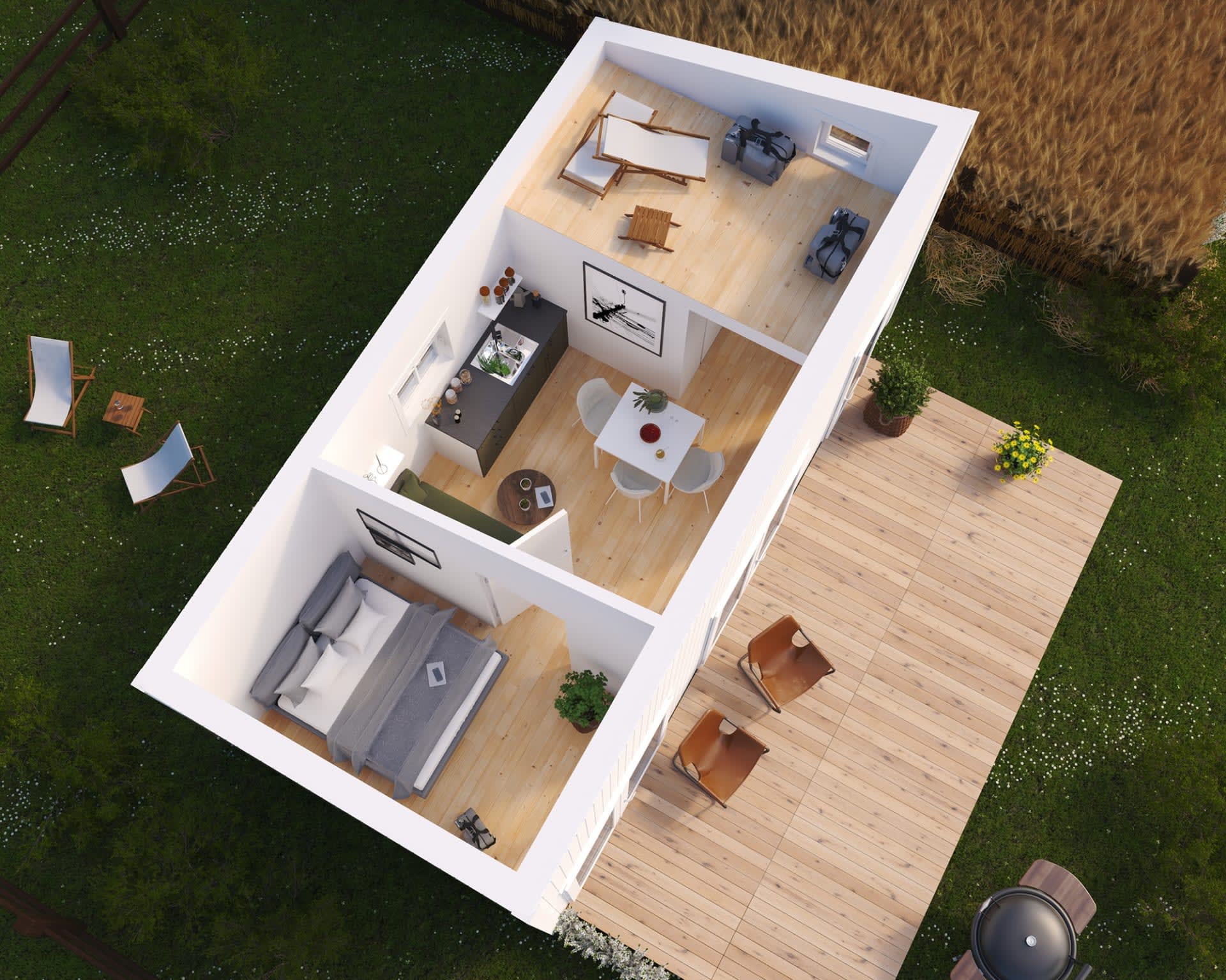 Attefallshus planlösning