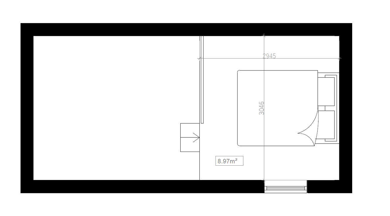 Planlösning - Sovloft