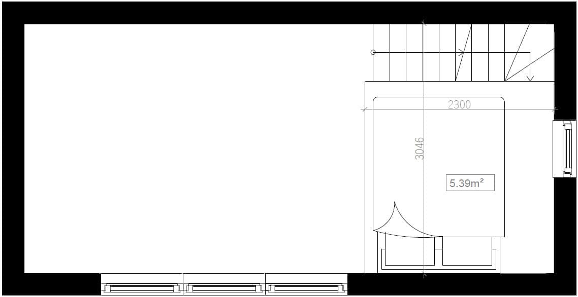 Planlösning - Sovloft