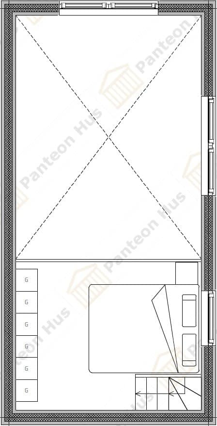 Planlösning - Sovloft
